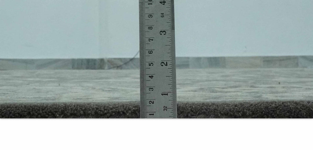 Antique Design 8x10 Charcoal and Beige Traditional Floral Hand Tufted rug - The Rug Decor