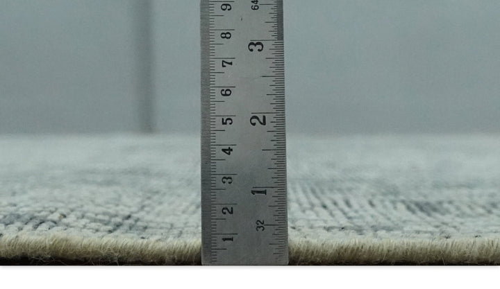 Antique Style Charcoal and Silver Traditional Heriz Medallion 8x10 wool Area Rug - The Rug Decor