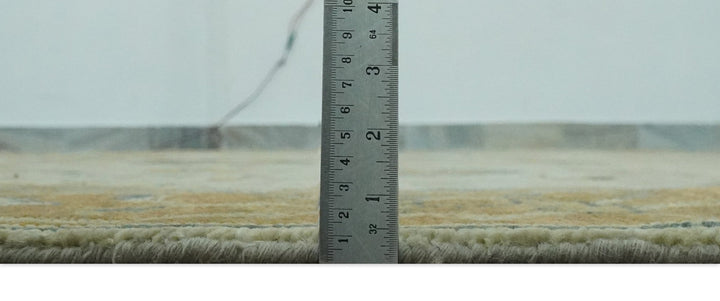 Beige and Gold 8x10 Traditional Oriental Oushak wool Rug - The Rug Decor