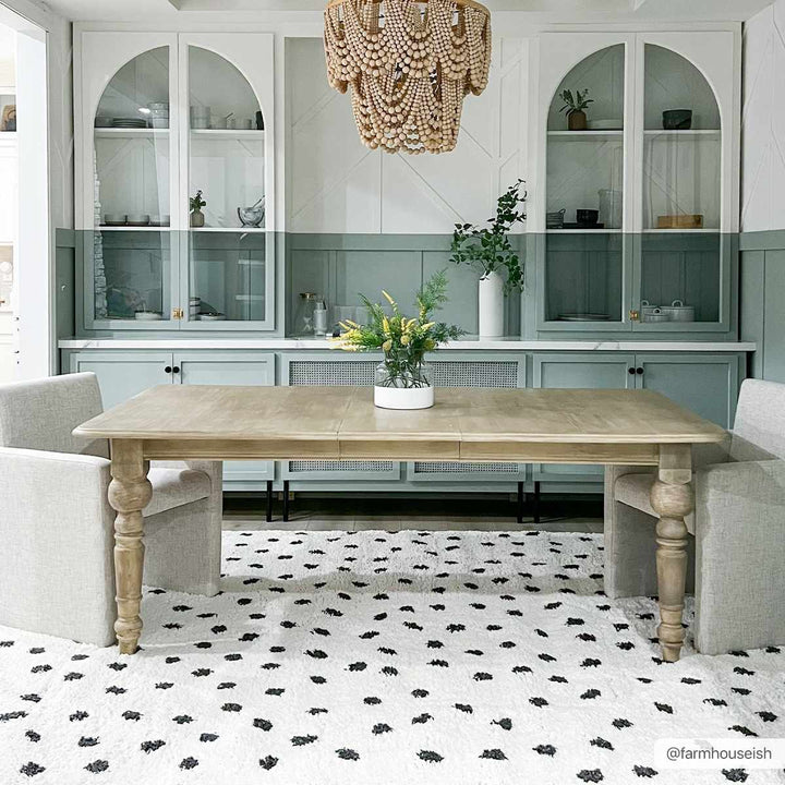 Contemporary Modern Chaia Dotted Black and Ivory Plush Pile Rug - The Rug Decor