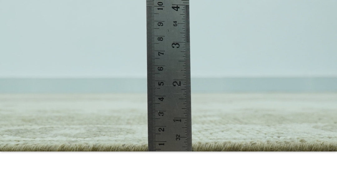 Custom Made Beige Traditional Turkish Design Hand knotted Wool Area Rug - The Rug Decor