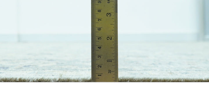 Custom Made Blue Traditional distressed design Hand knotted Wool Area Rug - The Rug Decor