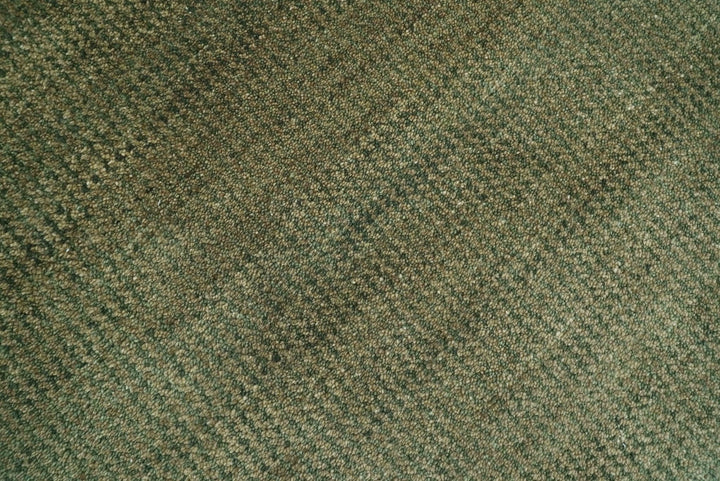 Custom Made Hand Knotted Blue and Brown Stripes Design Contemporary Area Rug - The Rug Decor