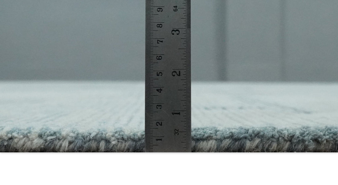 Custom Made Hand Tufted Ivory, Silver, Gray and Charcoal Modern Abstract Design Rug - The Rug Decor