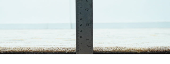 Custom Made Traditional Design Beige Peach Hand Tufted Wool Area Rug - The Rug Decor