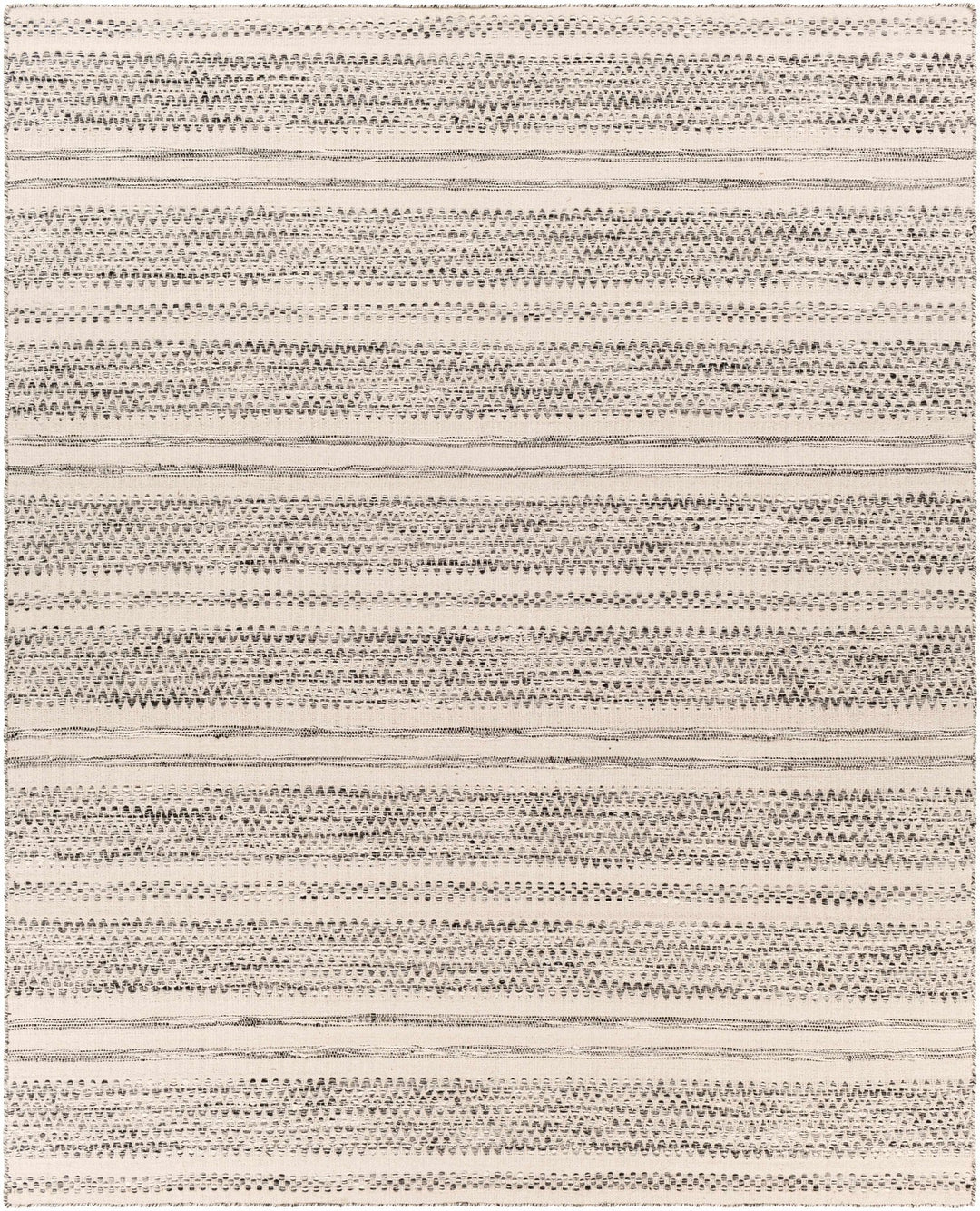 Hand Woven Beige, Charcoal and Gray Chevron Design Multi size wool area Rug - The Rug Decor