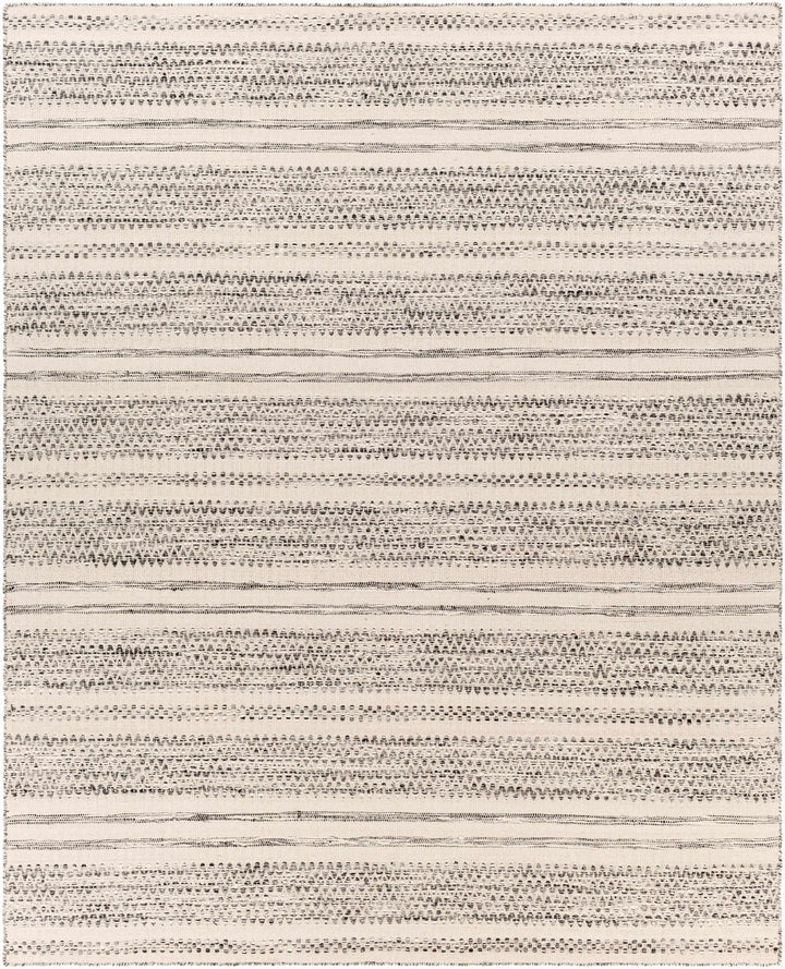 Hand Woven Beige, Charcoal and Gray Chevron Design Multi size wool area Rug - The Rug Decor