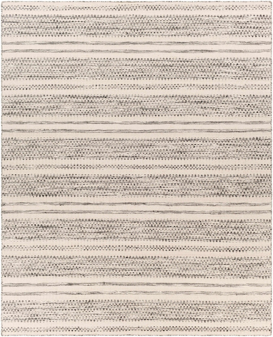 Hand Woven Beige, Charcoal and Gray Chevron Design Multi size wool area Rug - The Rug Decor