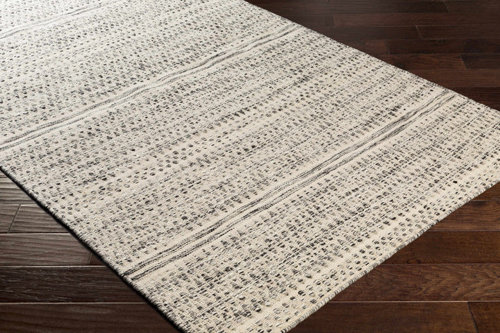 Hand Woven Beige, Charcoal and Gray Chevron Design Multi size wool area Rug - The Rug Decor