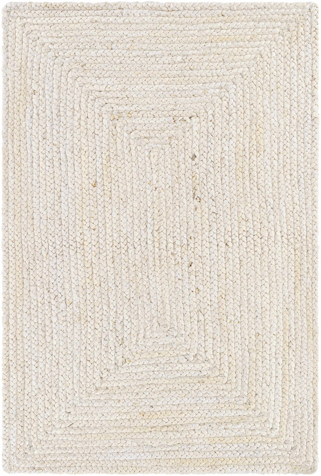 Hand Woven Ivory and Beige Jute Braided Multi Size Area Rug - The Rug Decor