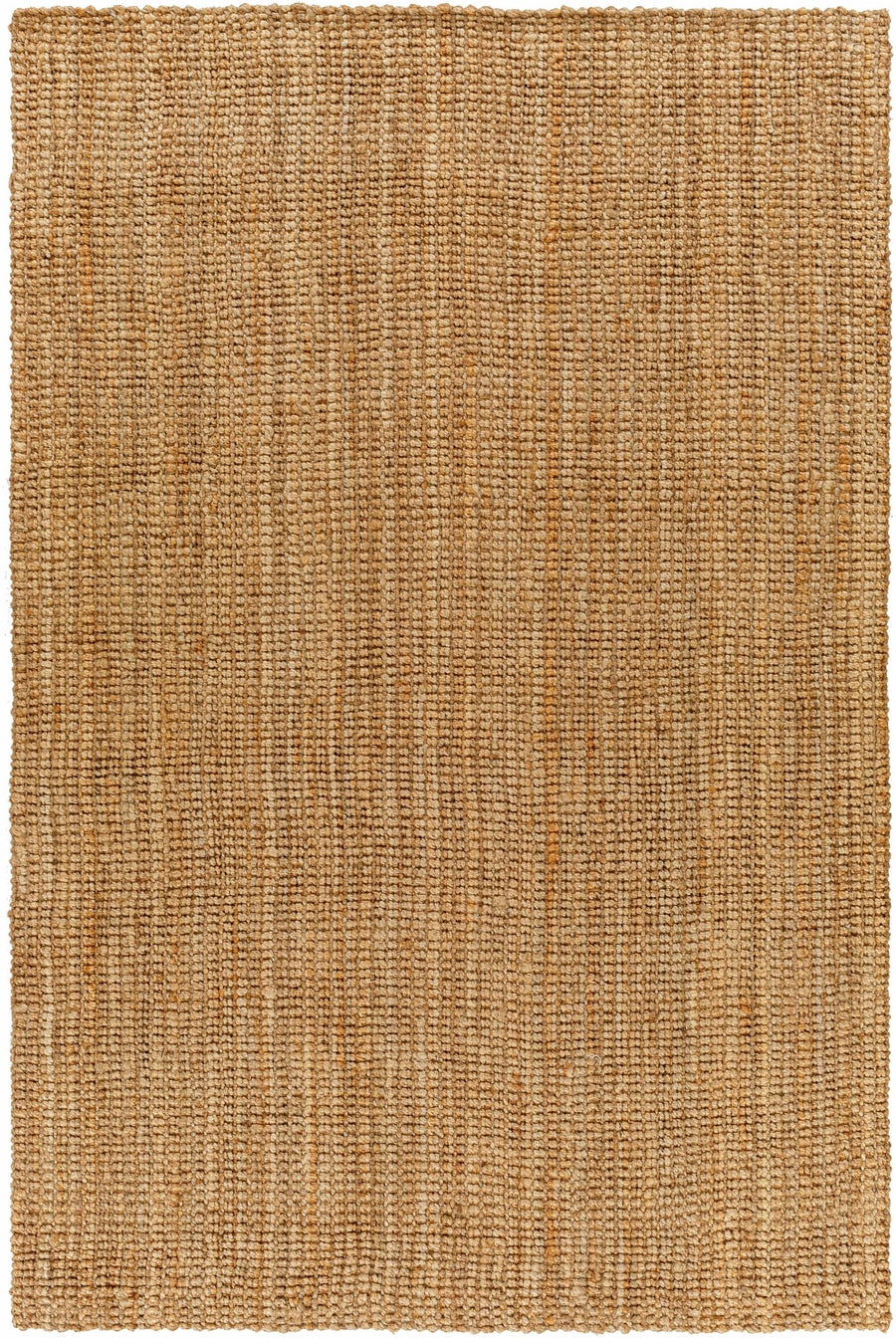 Hand Woven Natural Brown Textured Multi size Jute Area Rug - The Rug Decor