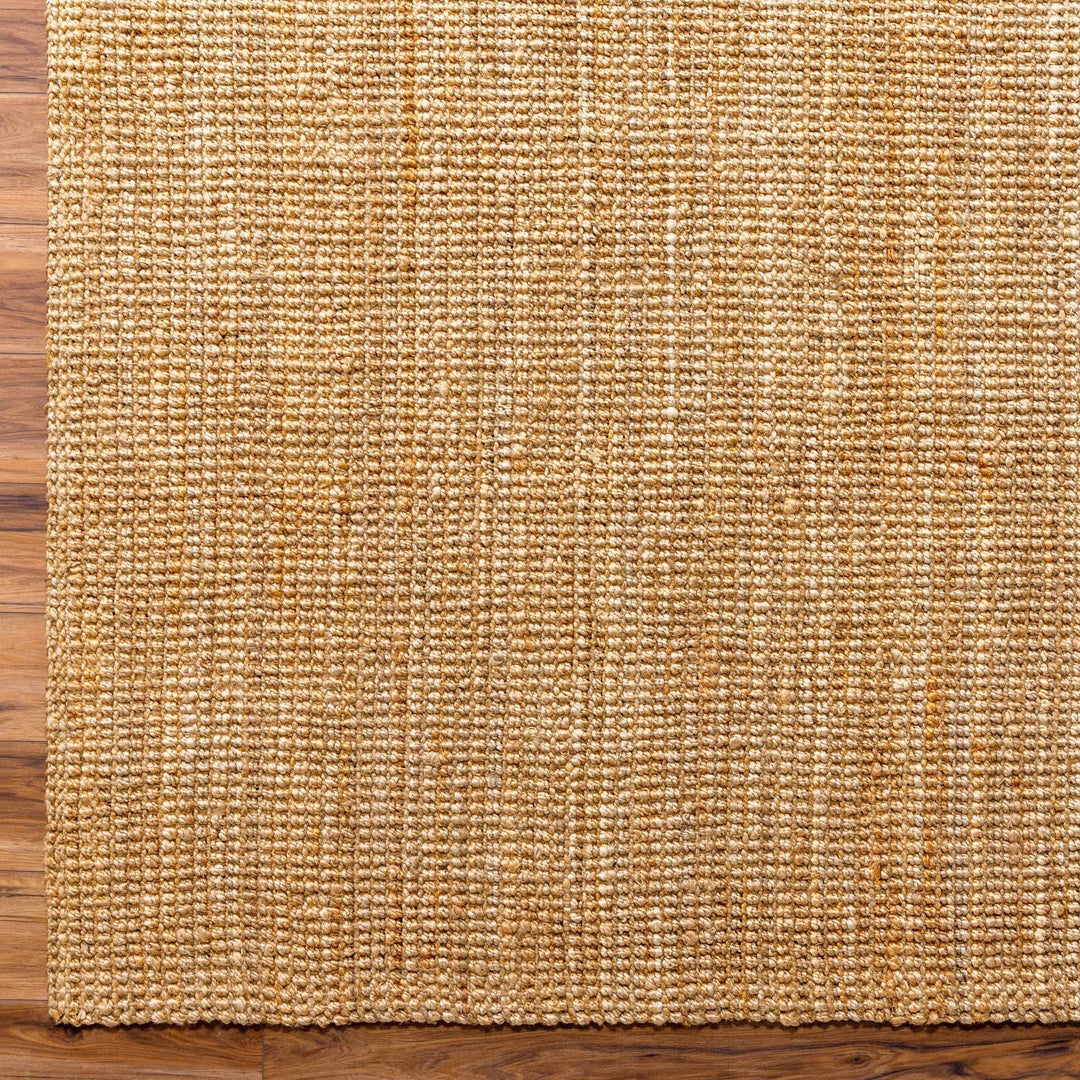 Hand Woven Natural Brown Textured Multi size Jute Area Rug - The Rug Decor