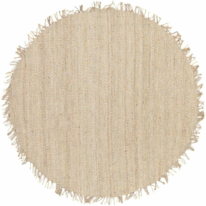 Hand Woven Tan Multi Size Jute Area Rug - The Rug Decor