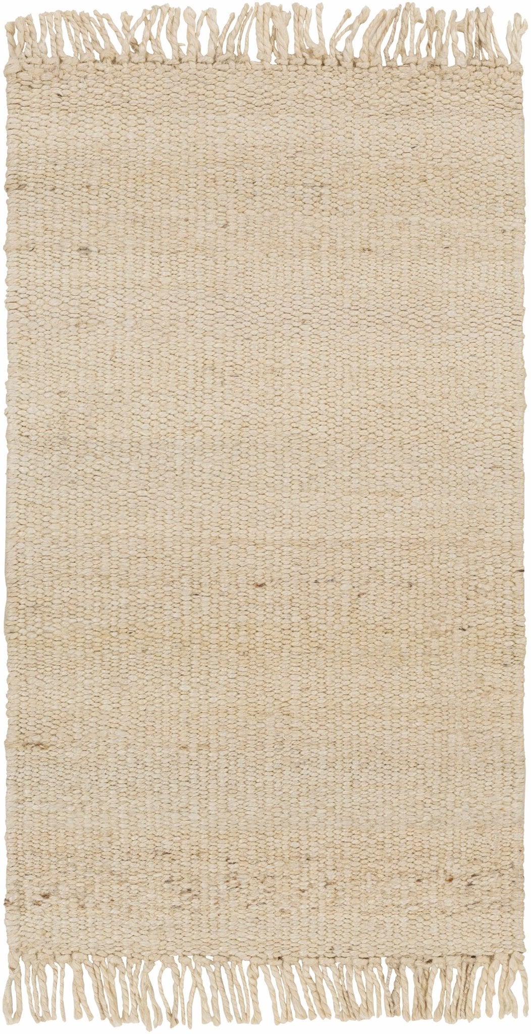 Hand Woven Tan Multi Size Jute Area Rug - The Rug Decor