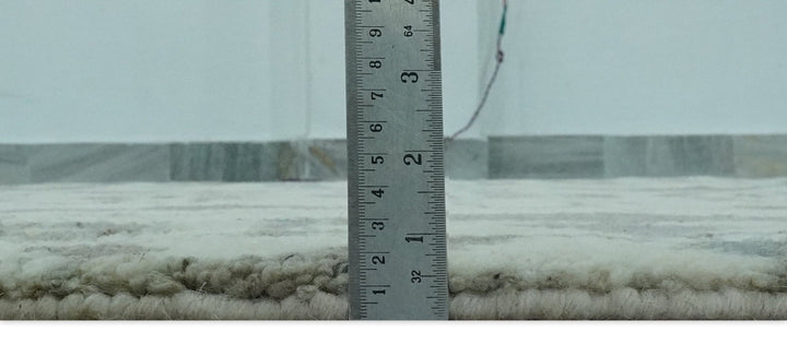 Ivory and Brown Traditional Hand Knotted Multi Size wool Area Rug - The Rug Decor