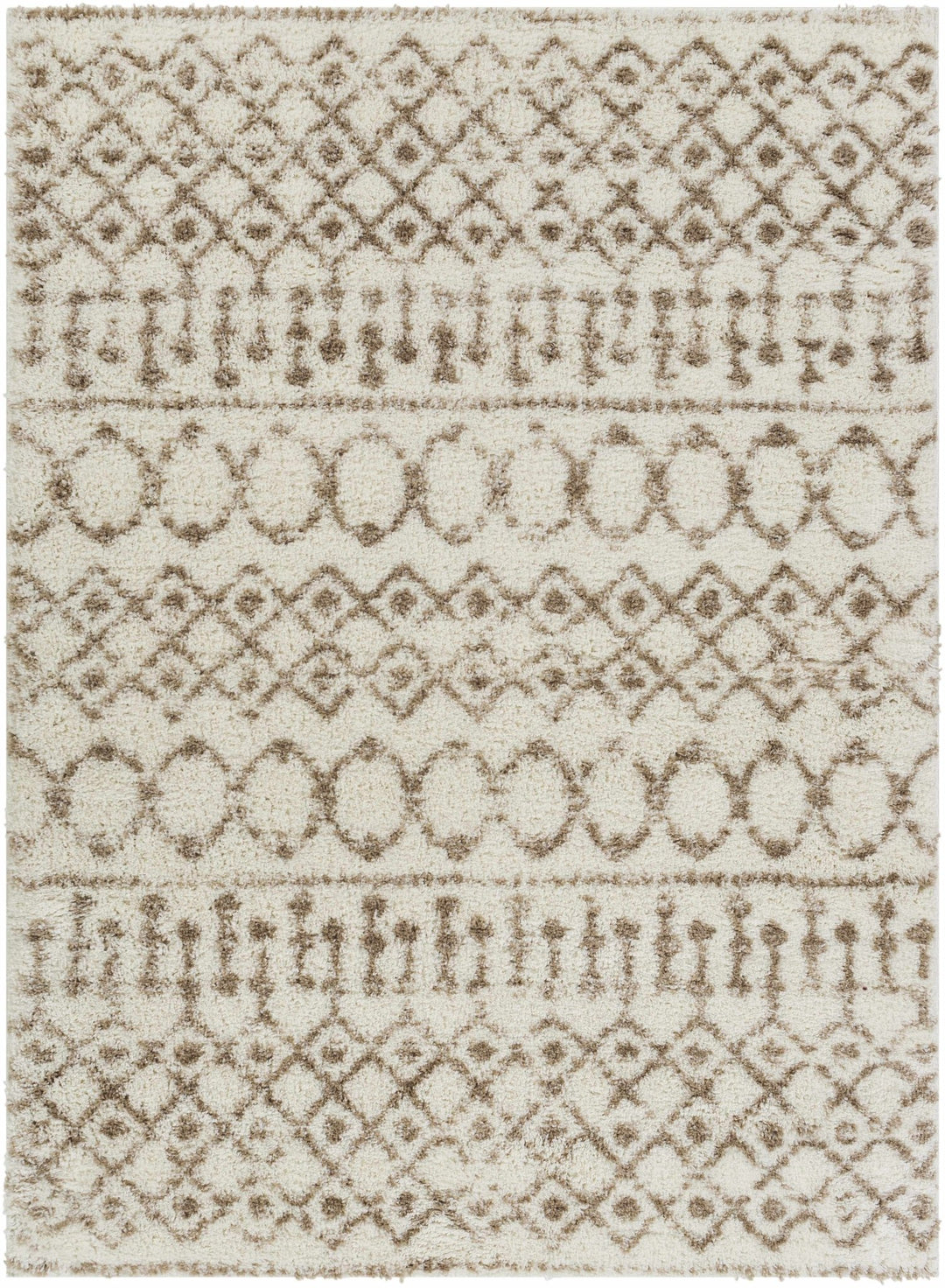 Ivory and Camel Traditional Tribal Design area rug - The Rug Decor