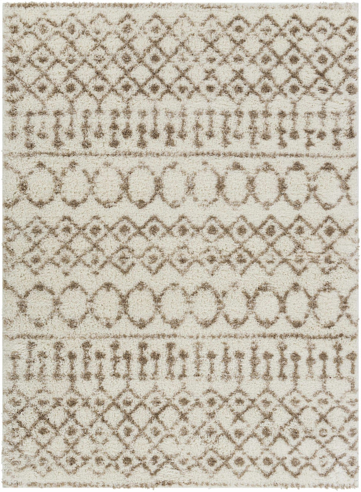 Ivory and Camel Traditional Tribal Design area rug - The Rug Decor