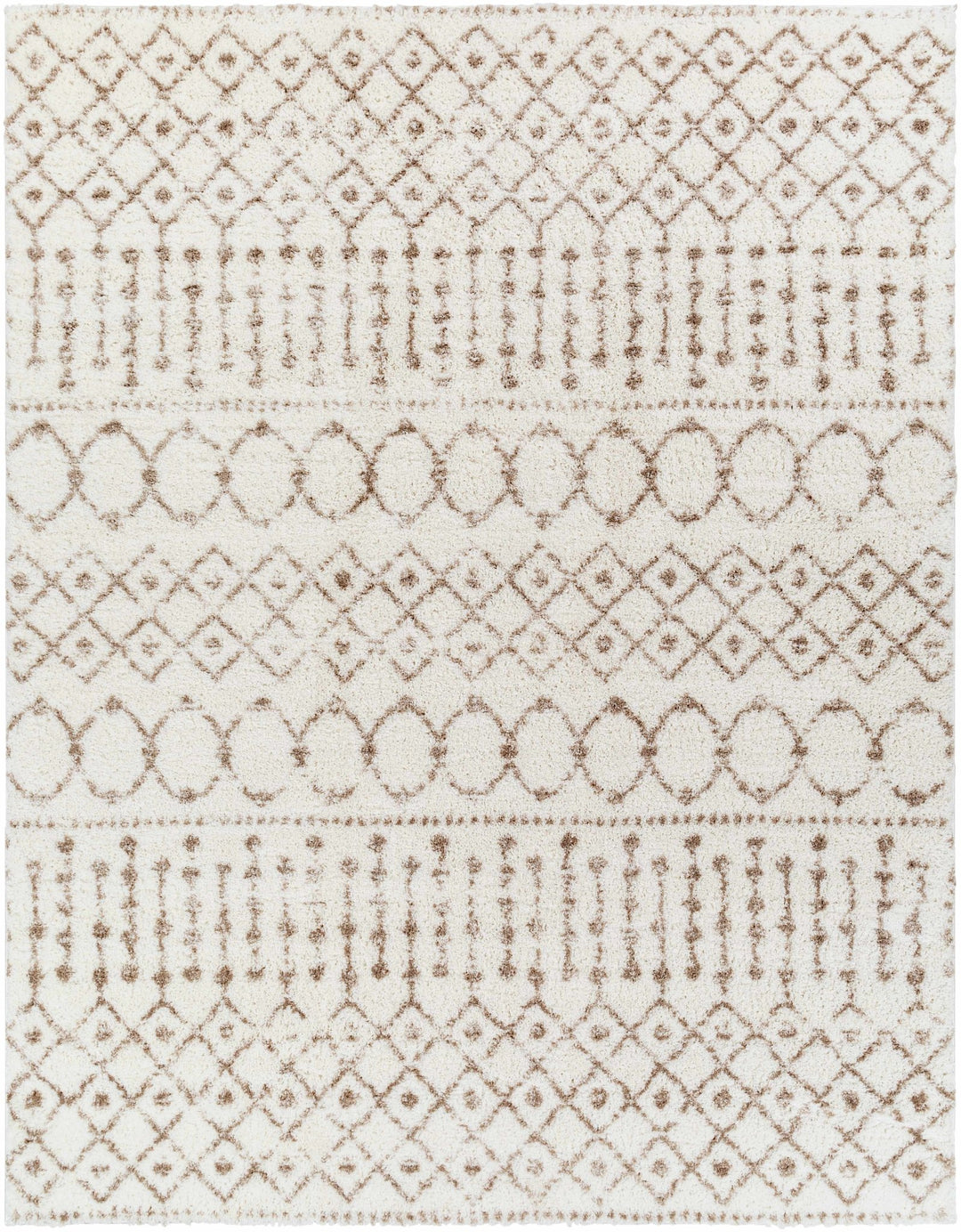 Ivory and Camel Traditional Tribal Design area rug - The Rug Decor