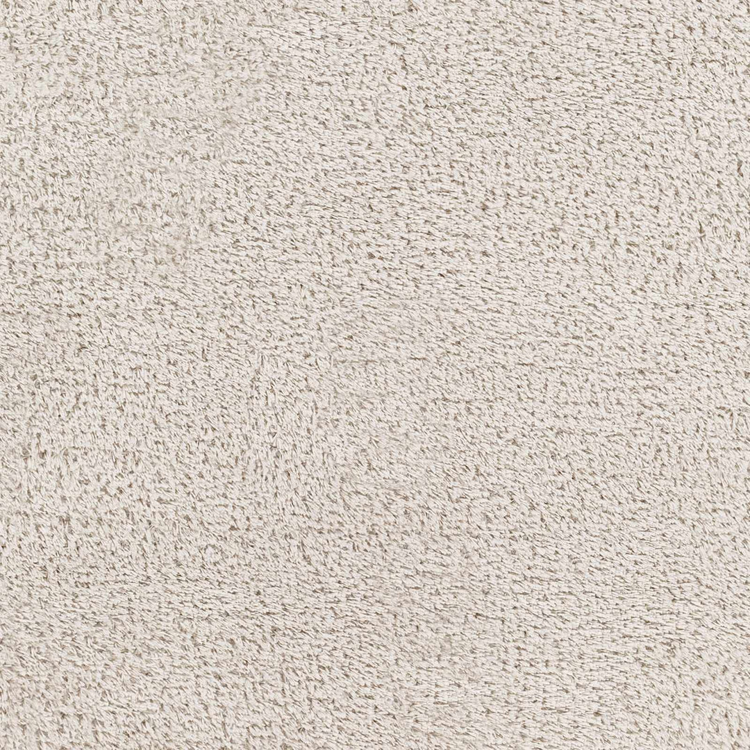 Modern Solid Beige Plush Pile Area Rug - The Rug Decor