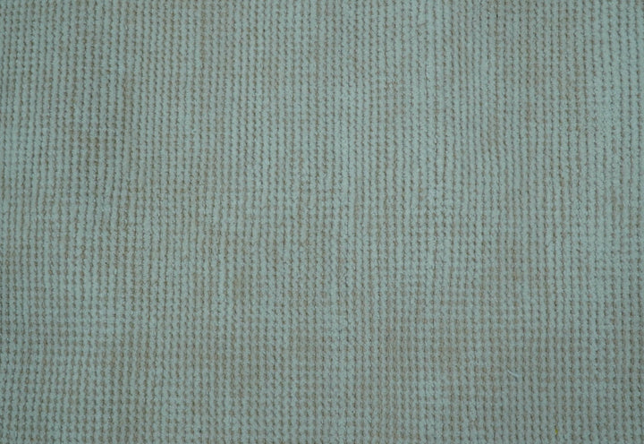 Modern Solid Design Ivory 5x8 Hand Woven Wool Area Rug - The Rug Decor