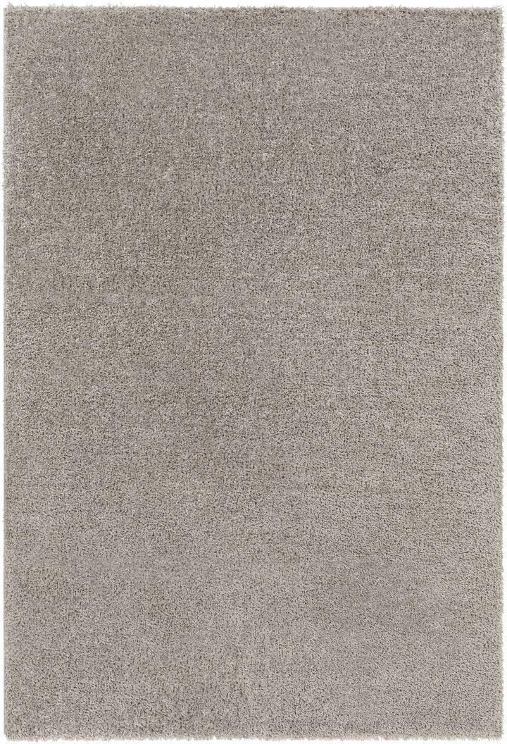 Modern Solid Gray Plush Pile Area Rug - The Rug Decor