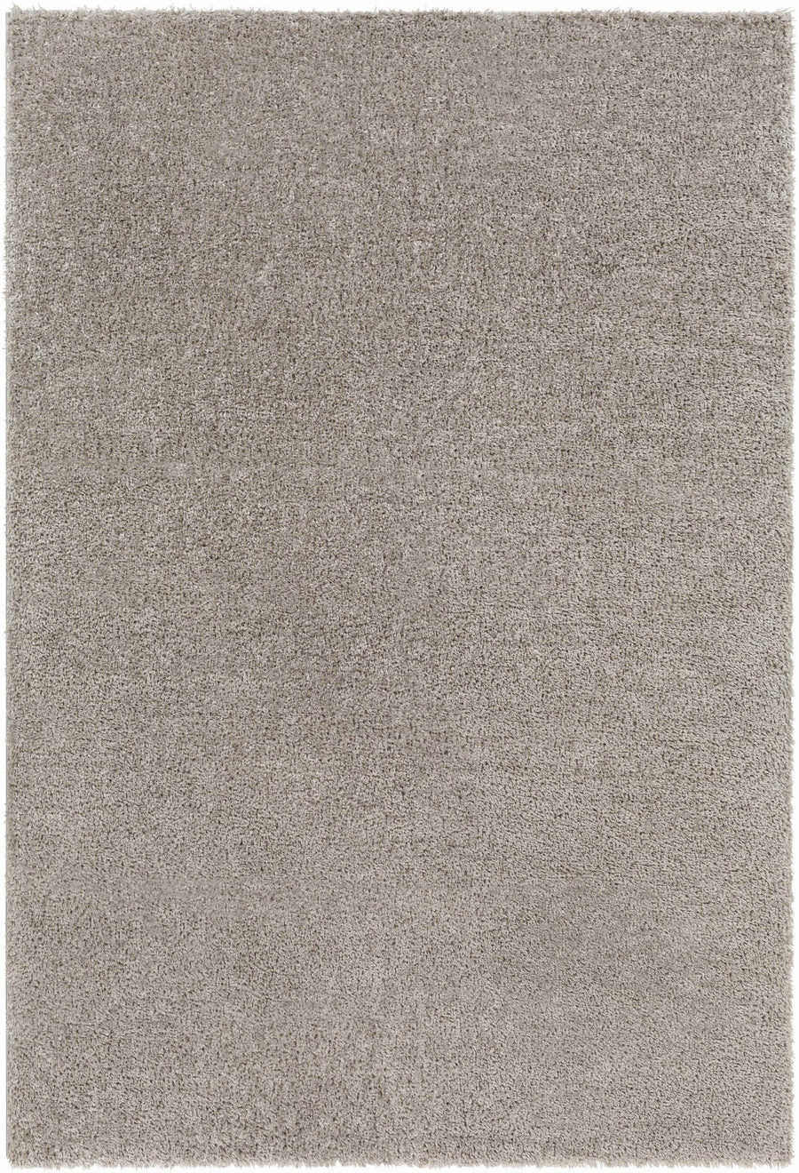 Modern Solid Gray Plush Pile Area Rug - The Rug Decor