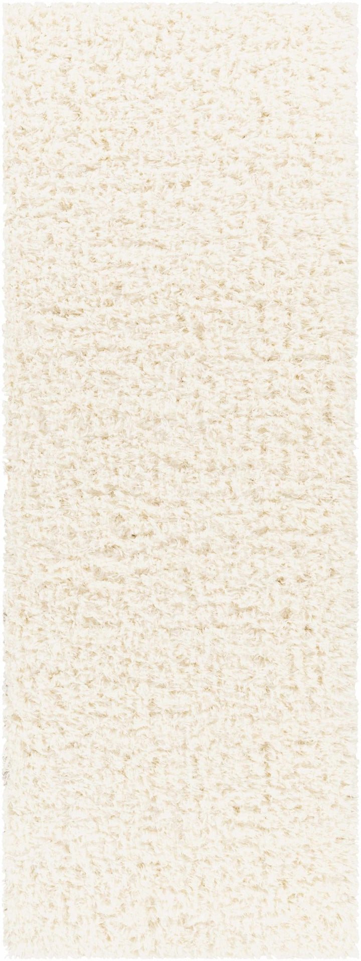 Modern Solid Ivory Moroccan Style Multi Size Plush Pile area rug - The Rug Decor