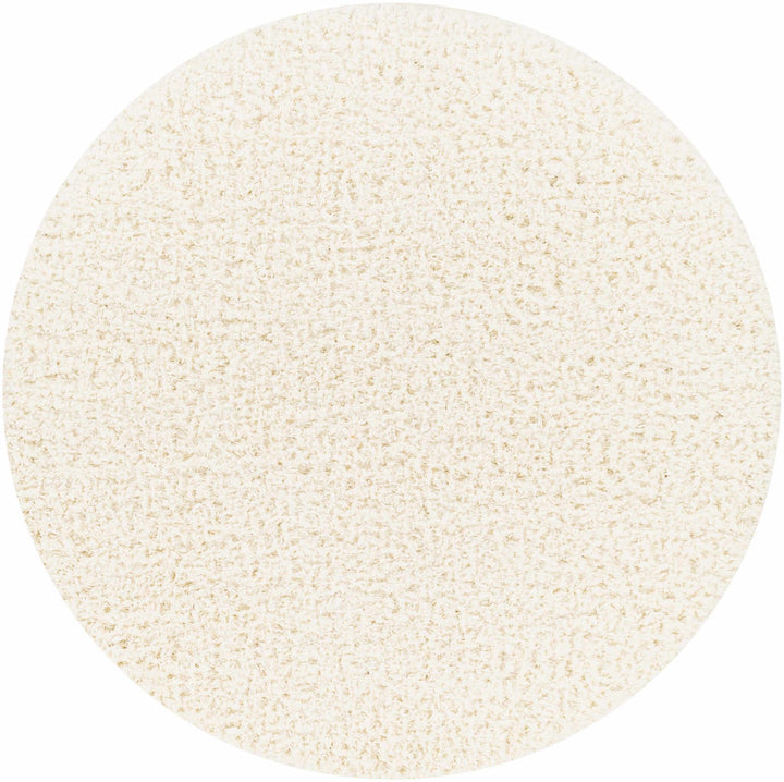 Modern Solid Ivory Moroccan Style Multi Size Plush Pile area rug - The Rug Decor