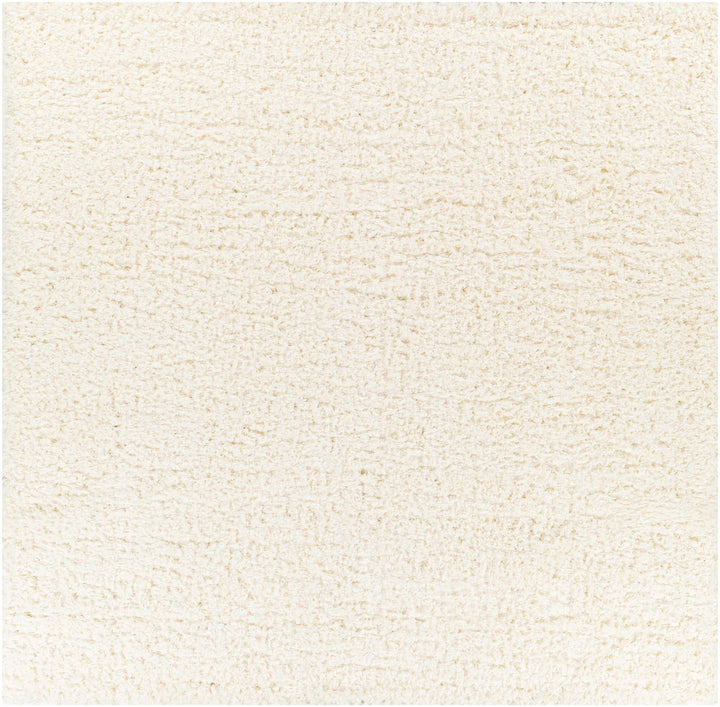 Modern Solid Ivory Moroccan Style Multi Size Plush Pile area rug - The Rug Decor