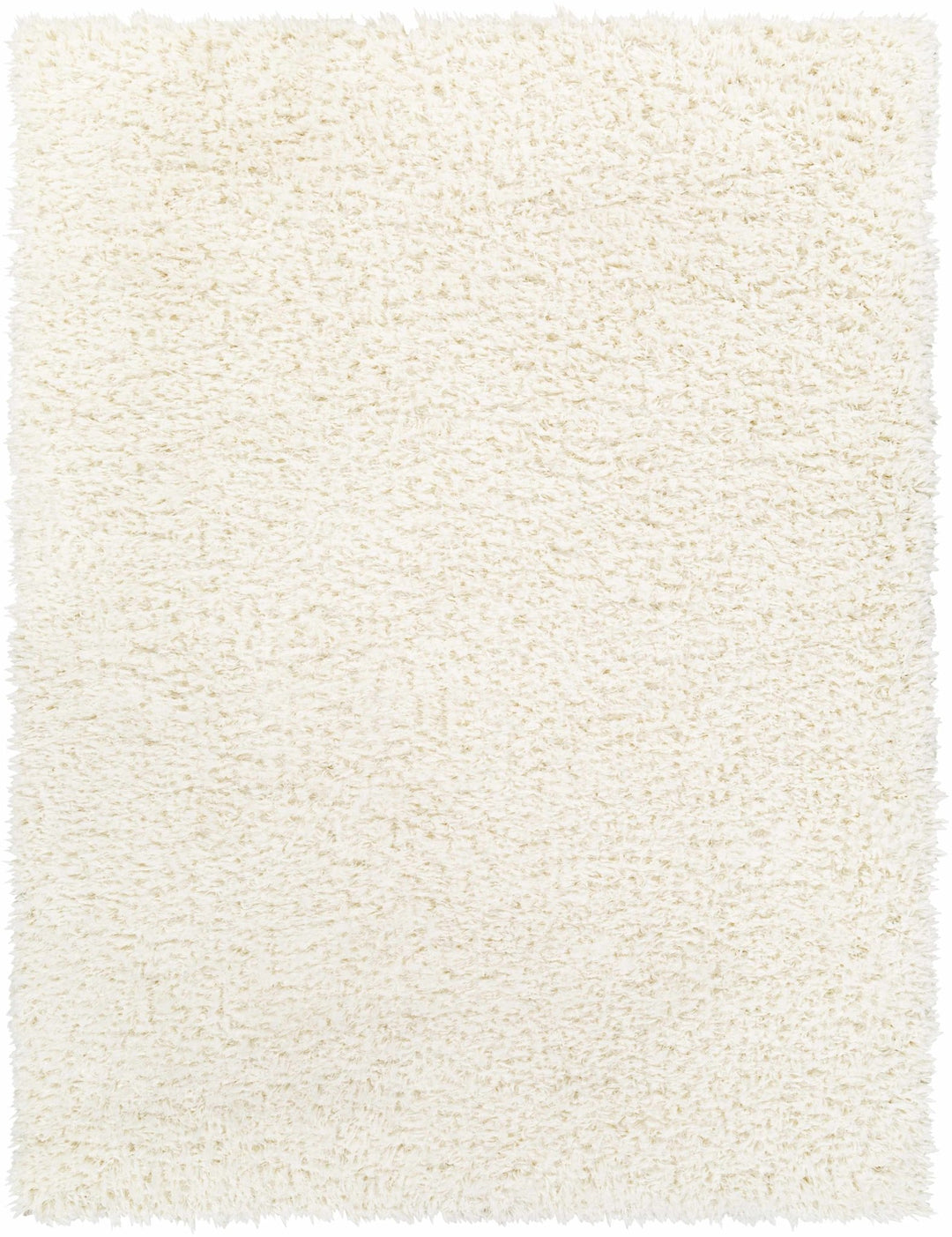 Modern Solid Ivory Moroccan Style Multi Size Plush Pile area rug - The Rug Decor