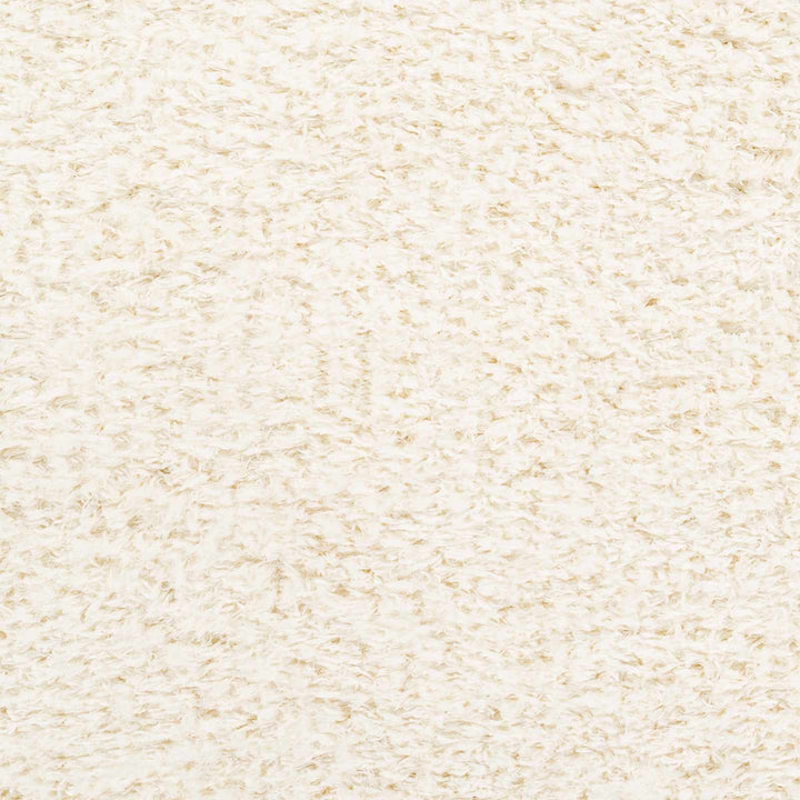 Modern Solid Ivory Moroccan Style Multi Size Plush Pile area rug - The Rug Decor