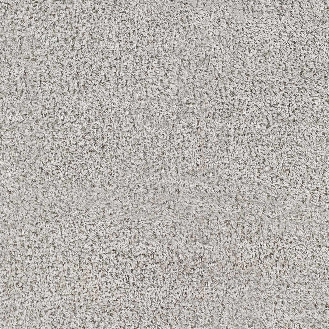 Modern Solid Silver Plush Pile Area Rug - The Rug Decor