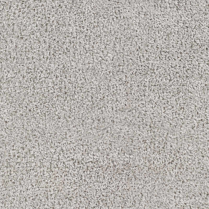 Modern Solid Silver Plush Pile Area Rug - The Rug Decor
