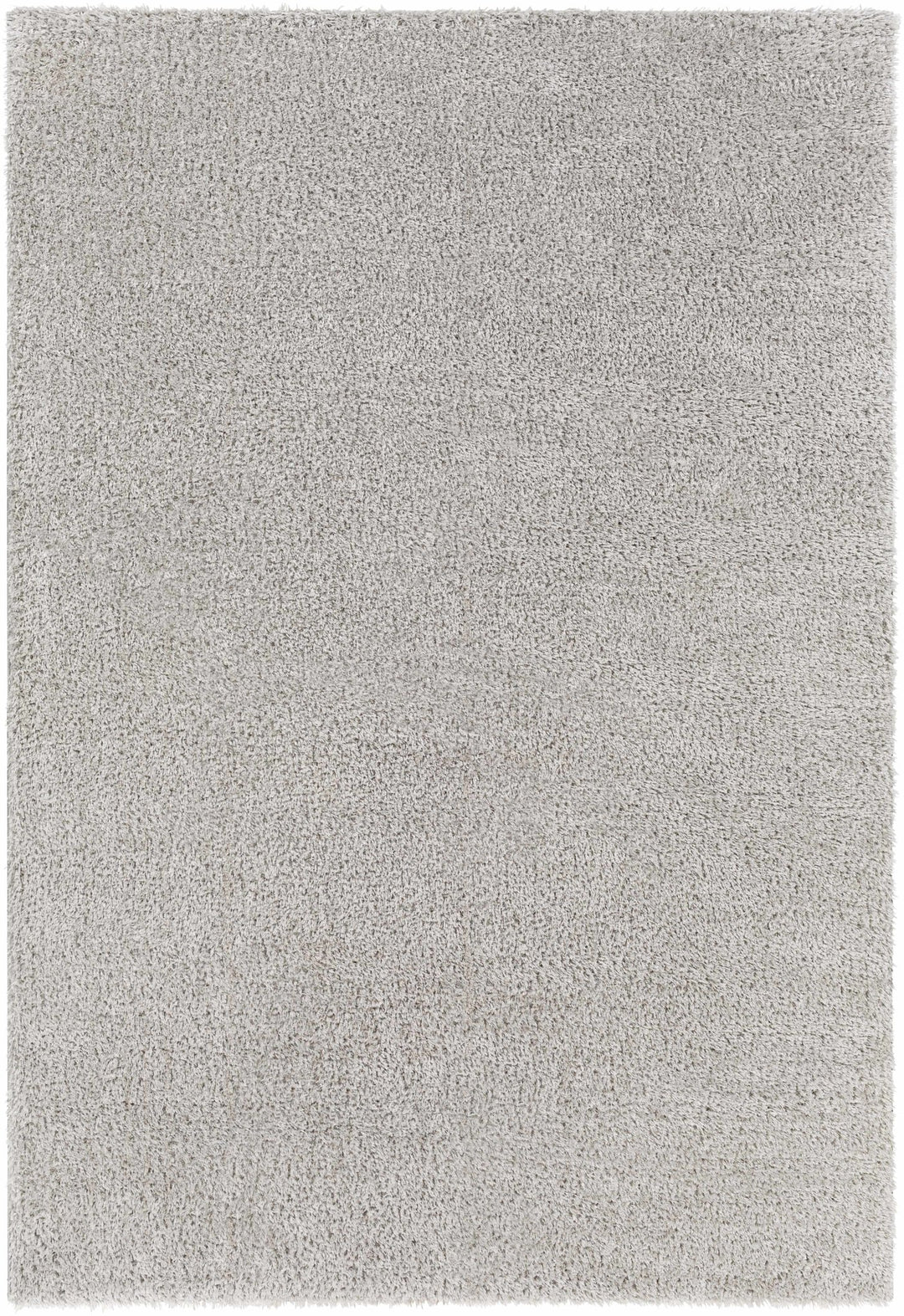 Modern Solid Silver Plush Pile Area Rug - The Rug Decor