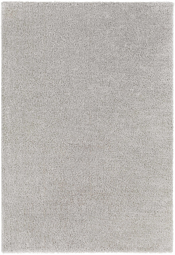 Modern Solid Silver Plush Pile Area Rug - The Rug Decor