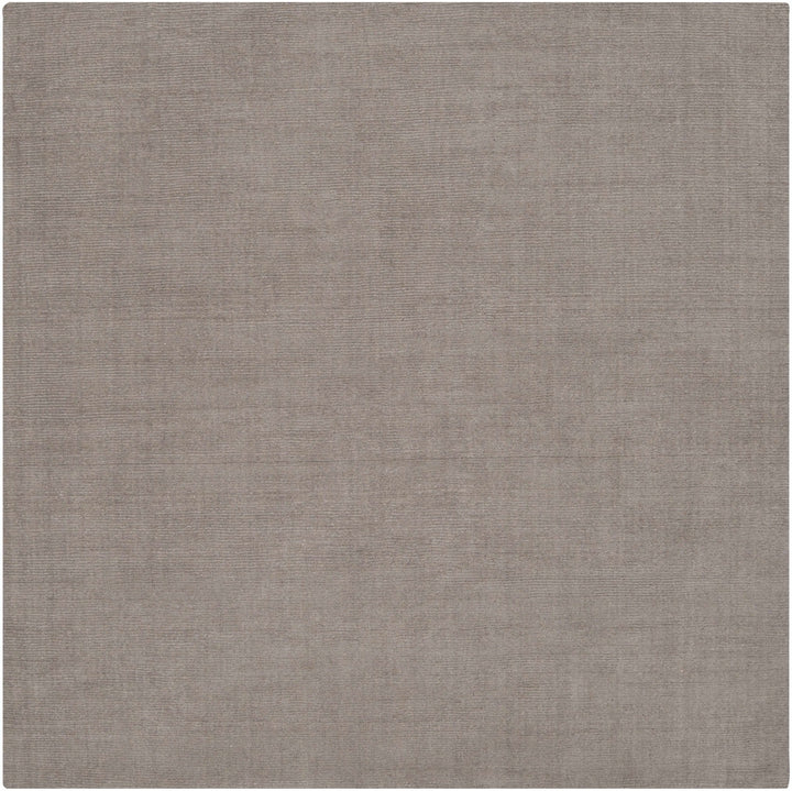 Modern Solid Taupe Stripes Texture Hand - loom Multi Size Wool Area Rug - The Rug Decor