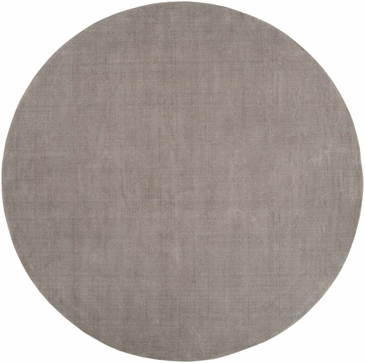 Modern Solid Taupe Stripes Texture Hand - loom Multi Size Wool Area Rug - The Rug Decor