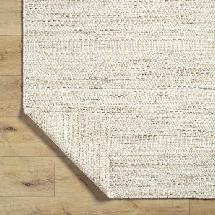 Moshe Beige And Brown Hand Woven Wool Area Rug - The Rug Decor