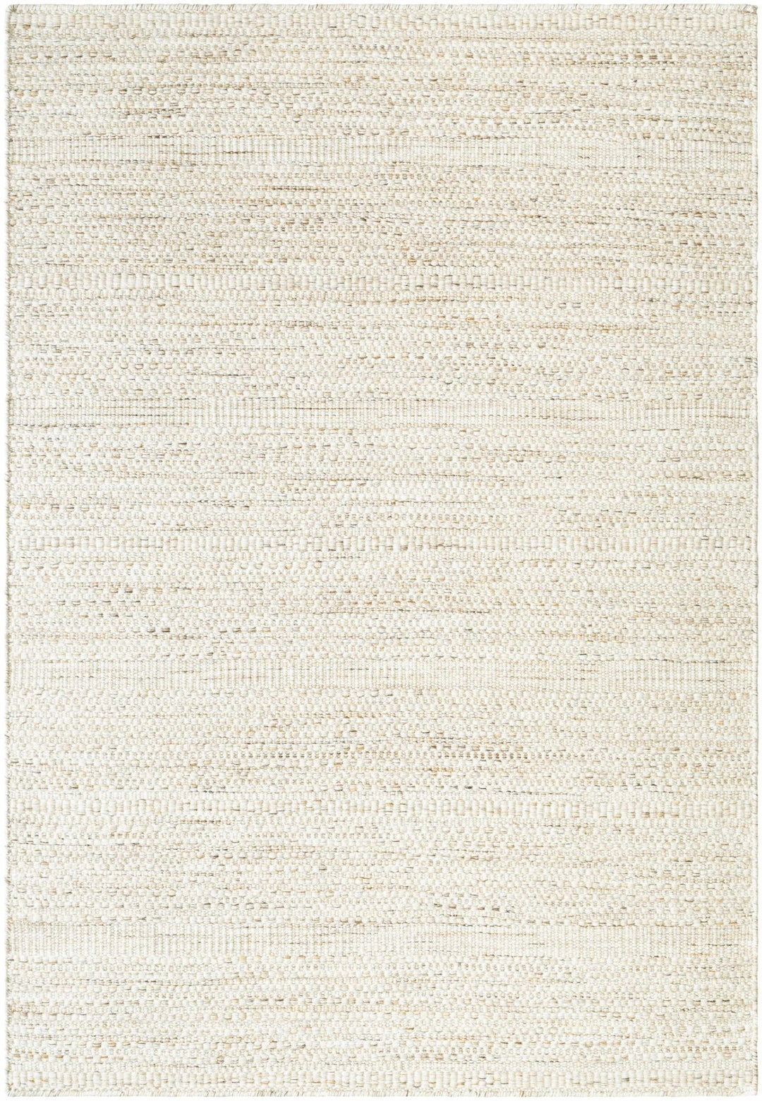 Moshe Beige And Brown Hand Woven Wool Area Rug - The Rug Decor