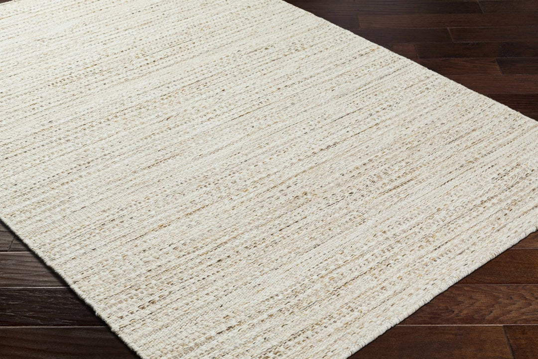 Moshe Beige And Brown Hand Woven Wool Area Rug - The Rug Decor
