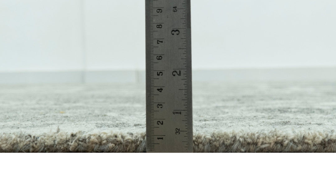 Oushak Design Gray, Blue And Brown Hand Tufted Custom Made wool rug - The Rug Decor