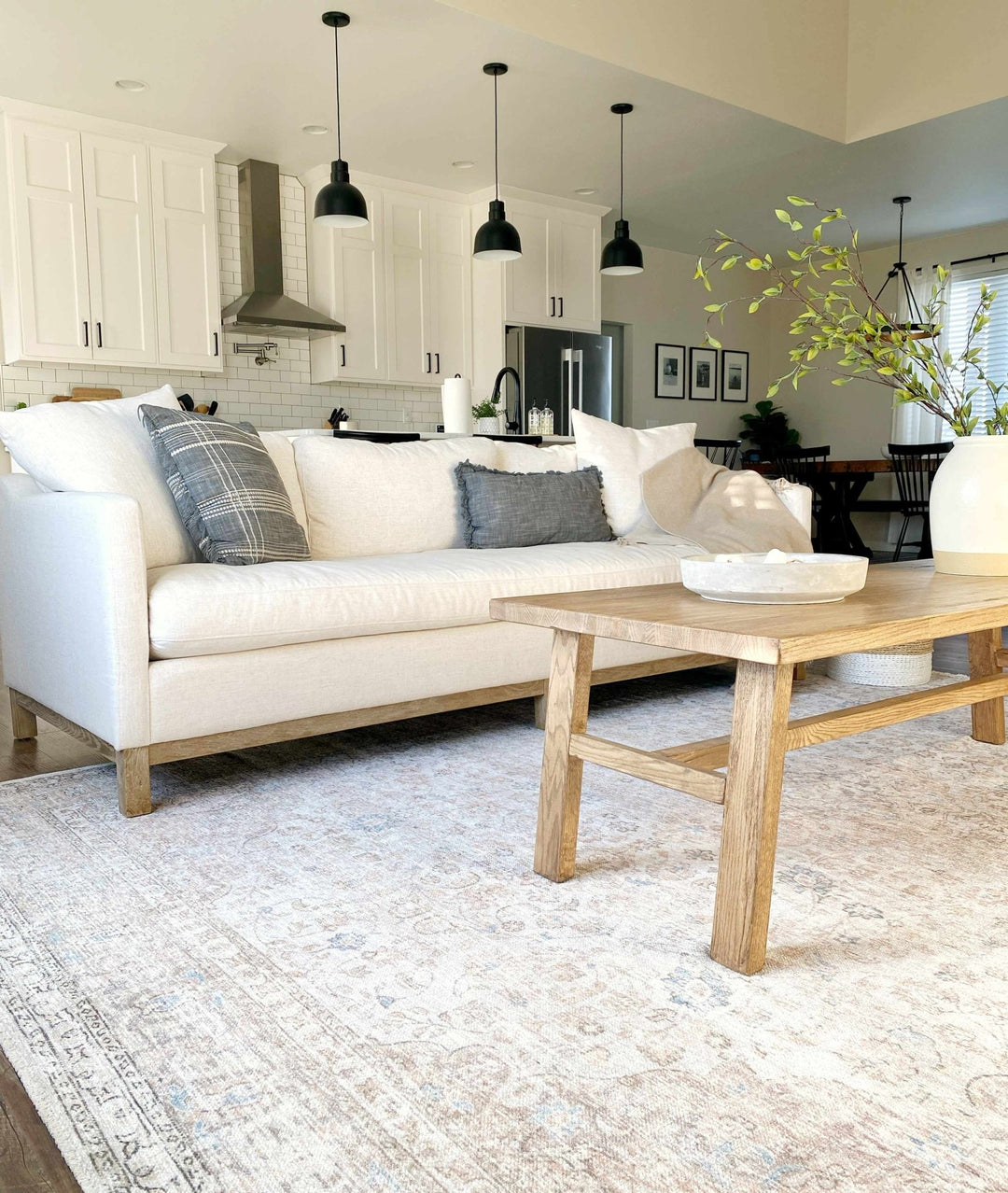 Premium Antique style Ivory, Beige and Brown Traditional Medallion Washable Area Rug - The Rug Decor