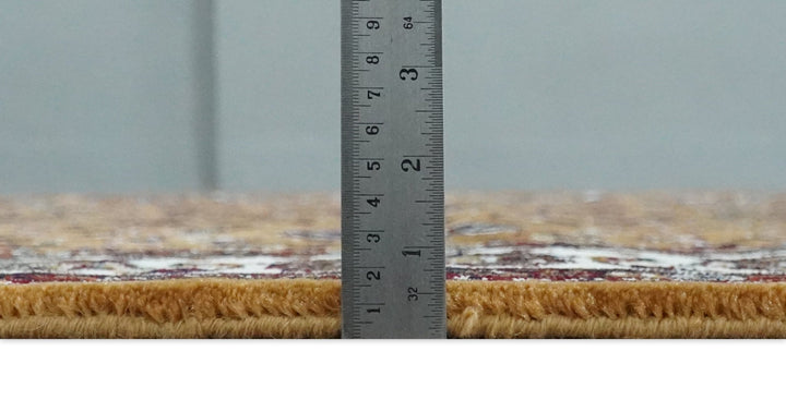 Premium Look 5x7 Rust, Ivory and Brown Traditional Floral Area Rug - The Rug Decor