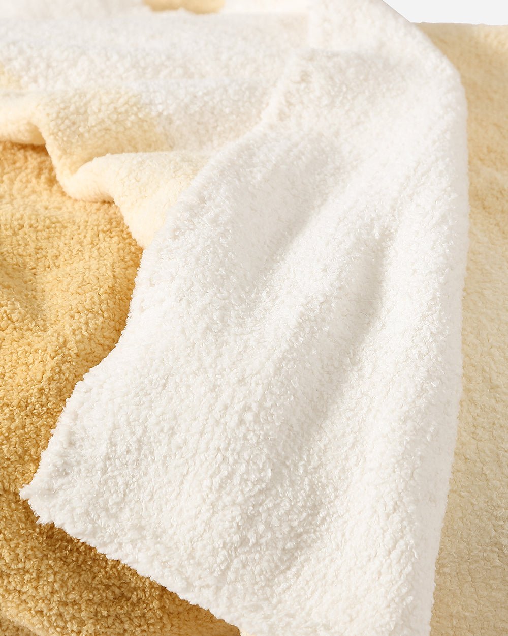 Simple and Elegant Granite and Marigold Striped Lightweight Throw - The Rug Decor