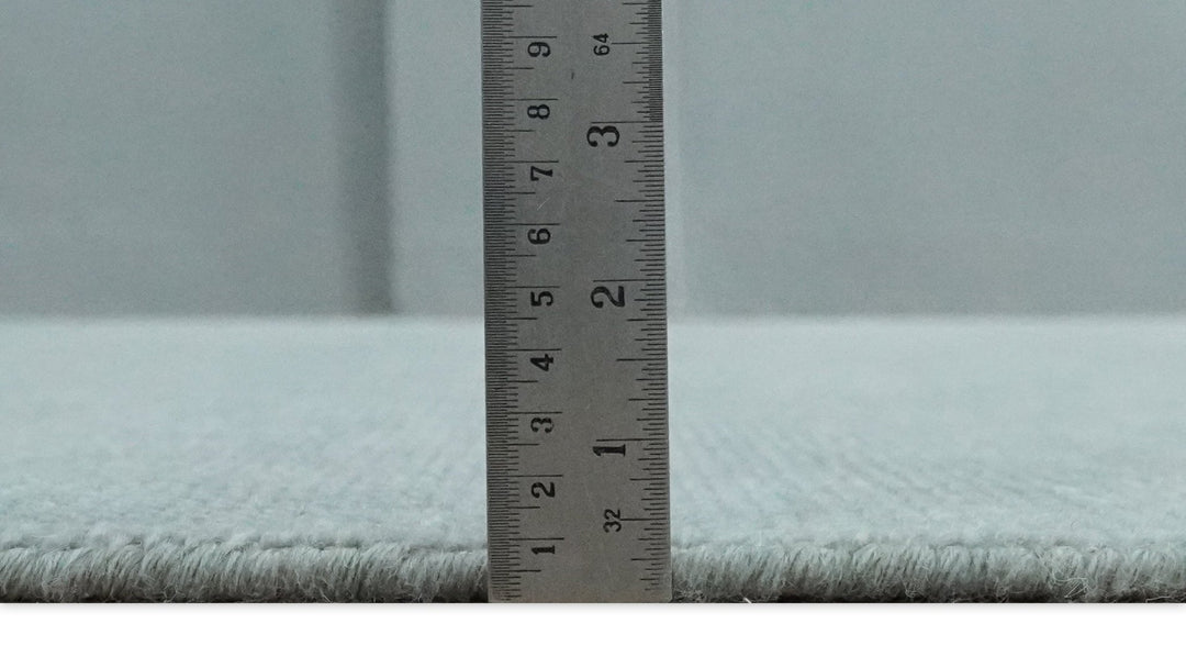 Solid Plain Gray Hand knotted Modern look 8x10 wool Area Rug - The Rug Decor