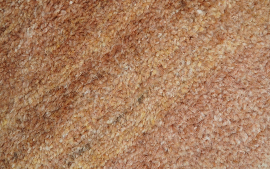 Solid Rust Hand knotted Contemporary Custom Made wool Area Rug - The Rug Decor