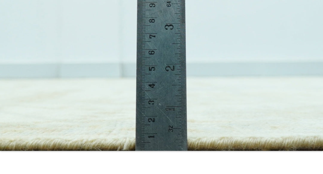 Traditional Oushak Design Ivory And Brown Hand Knotted 8x10 Wool Area Rug - The Rug Decor