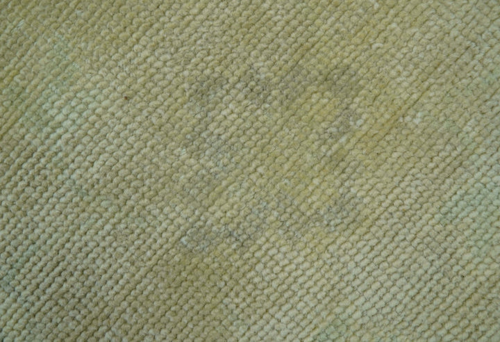 Traditional Turkish (Oushak) Design Gold And Gray Hand Knotted 8x10 Wool Area Rug - The Rug Decor