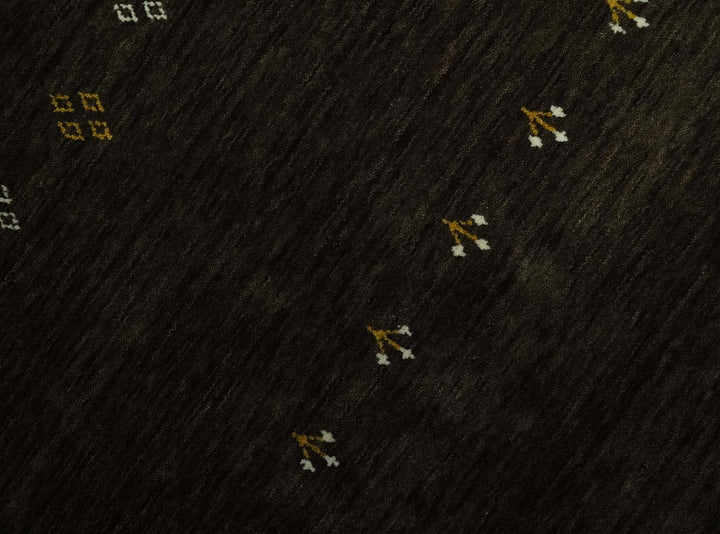 Tribal Design Greenish-Brown Traditional Hand loom 4.6x7 Wool Area Rug - The Rug Decor