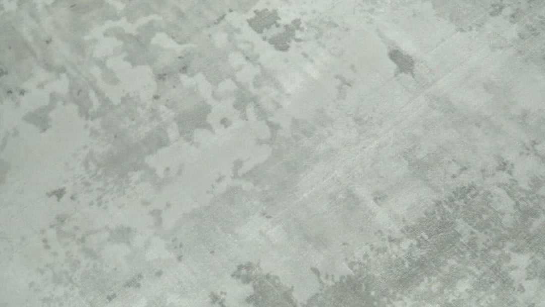 7.11x9.7 Modern Abstract Ivory and Camel Contemporary Wool Area Rug